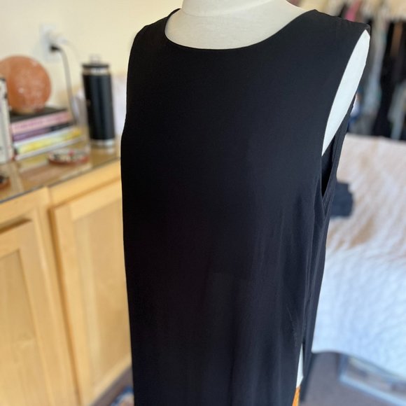 Forever 21 Black Sleeveless Maxi with High Slit - Picture 2 of 9